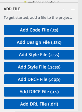 Document - Guides - Dart-IDE - User Interface - Add file - Select file type