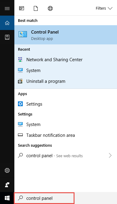 Document - Guides - Beginner's Guide - Run a Module - Open control panel