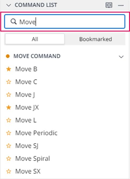 Document - Dart-IDE - DRL Generator - DRL User Interface - Search bar