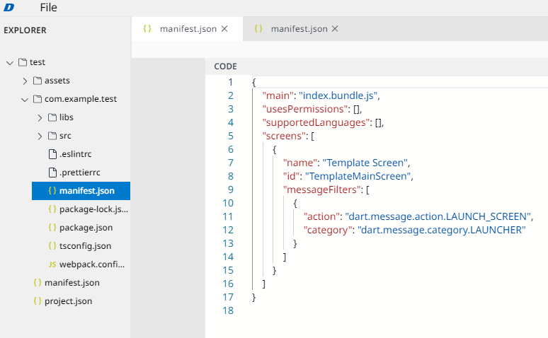 Document - Guides - Beginner's Guide - Create your first module - Module manifest